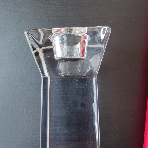 2 Bohemian (Czech Republic) 24% PBO lead crystal candle stick holders - Picture 6 of 16